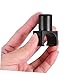 Healeved 4pcs Wheelchair Seat Rail Footplate Parts U-Shaped Rail Guides Footrest Foot Straps Tubing Fit Enhance Stability Comfort for Wheelchair Users