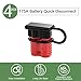 Mtsooning 175A Wire Harness Plug Kit,4 Pack Red Wire Connector for 2 to 4 Gauge Cables, 12V to 36V Battery Quick Connect Disconnect Set for Car Bike ATV Winches Lifts Motors More