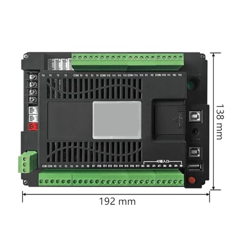 LVSEDTAL 7" PLC HMI All-in-one Integrated programmable Logic Controller with Touch Screen Built-in Analog Signal Input and Output(30MR-4MT-700-FX1S-A)