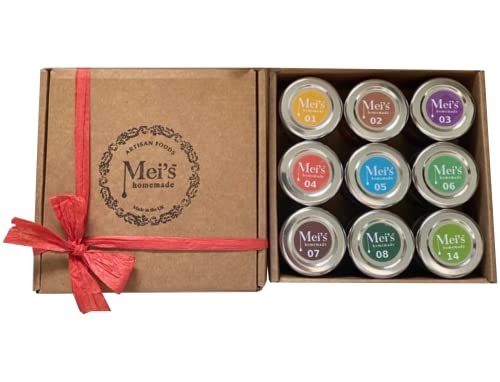 Mei's homemade Asian Gourmet Sauces 9 Flavour Assortment Gift Set