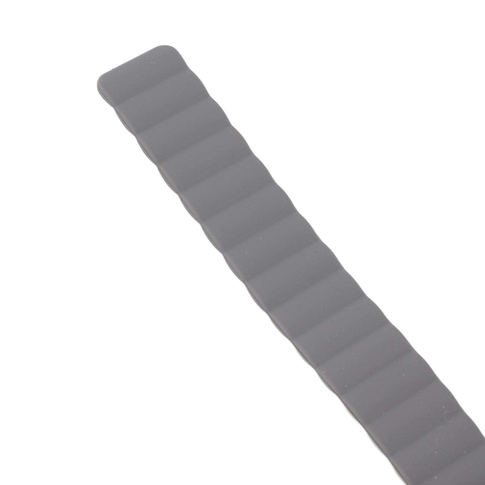Pulsera difusora de aceites Esenciales, Pulsera de aromaterapia de Silicona de aleación de Aluminio, 3 Hojas de Fragancia, Plata Oscura para Hombres y Mujeres (Menta)