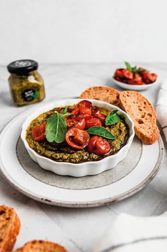 Image of Perfect Choice Pesto Variety Pack - Gourmet Basil, Rosso & Creamy Flavored Pesto Sauce Set, Non-GMO Ingredients, Ready-to-Use Pasta Sauce, Versatile Spread for Pasta Sandwiches & Meals, Giftable Sampler Pack