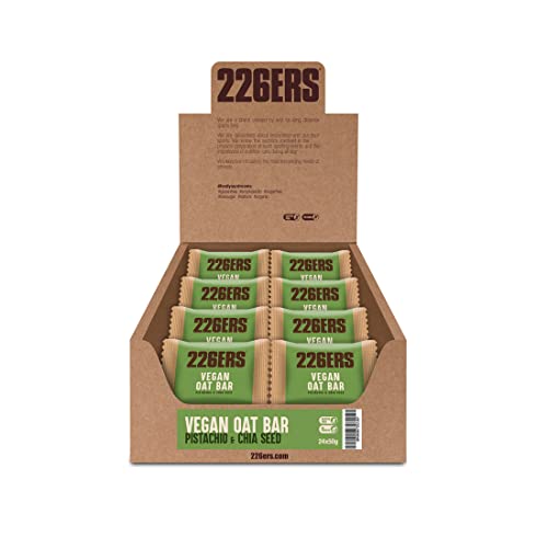 226ERS Vegan Oat Bar, Barritas de Avena Sin Gluten, Veganas y Apt...