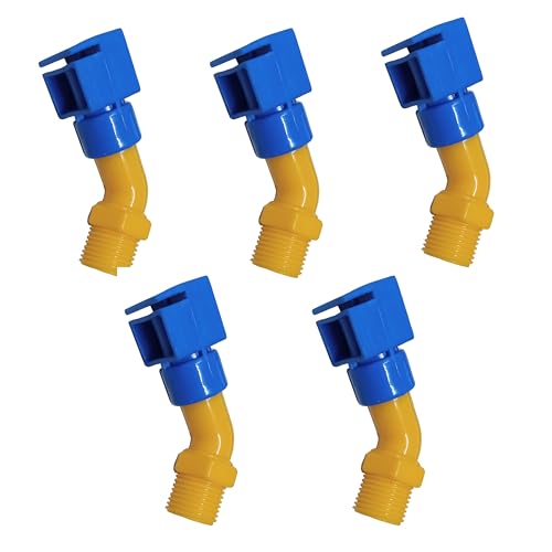Image of Solar Panel Cleaning Sprinkler Shower - 1 /2 Inch Standard Size, High-Pressure Nozzle, Durable & Efficient Water Spray for Optimal Solar Panel Cleaning (Pack of 5)