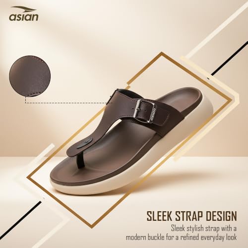 Image of ASIAN Doctor Soft Medisol-02 Men's Orthopedic Slippers | Lightweight Comfort Slippers with Arch Support, Cushioned Footbed, Anti-Slip Soft Sole, Durable Stylish Daily Wear