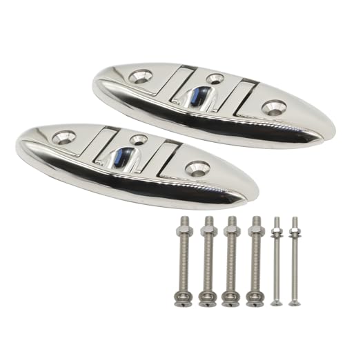 Jecoupoon 4-1/2' 5' 6' 8' Marine Boat Dock Cleats 316...