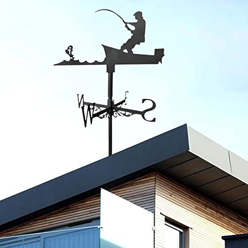 Indicateur vent toit fer robuste pour résister aux tempêtes sur pavillon - 7