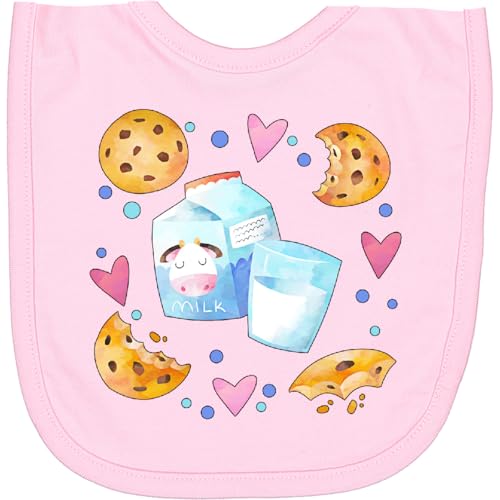 inktastic I Love Milk and Cookies Newborn Bib