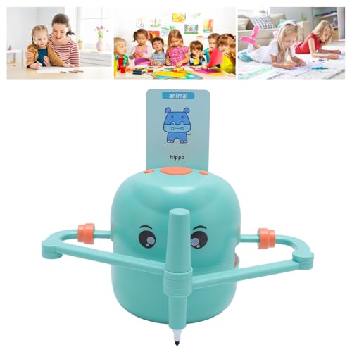 Image of Zyyini Smart Drawing Robot, Interactive Educational Drawing Robot for Kids Aged 5 and Above, Art Enlightenment for Kids, Auto Drawing Toy, Includes 100 Drawing Cards and 2 Pens (Light