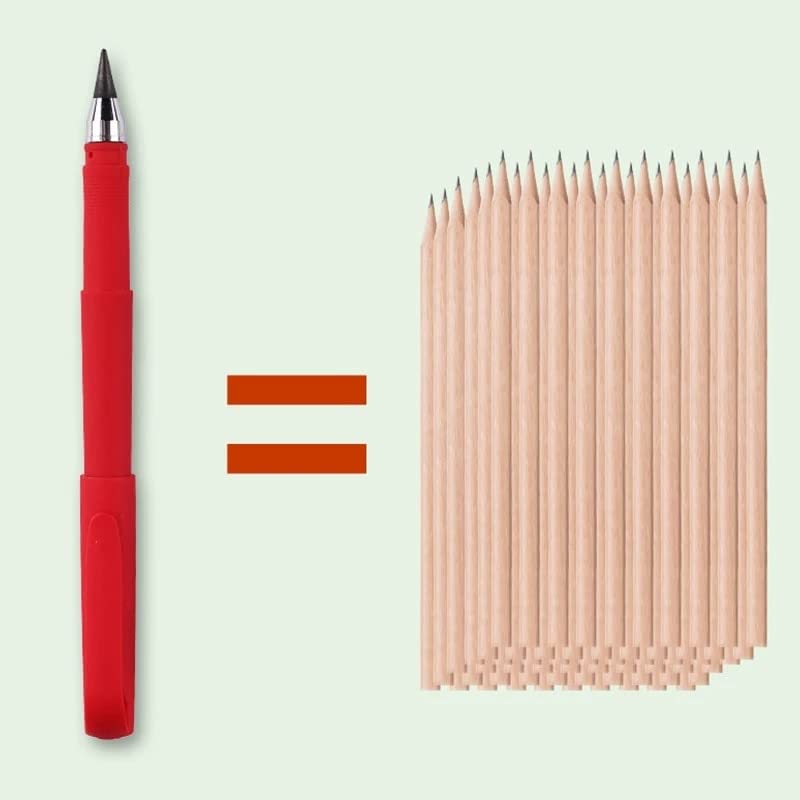Ołówki 8 szt. Kreatywny Wieczny Długopis Nieograniczony Ołówek Bez Atramentu Zmazywalny do Rysowania SchoolKawaii Artykuły Papiernicze (8 szt. Zielony) (8 szt. Żółty)