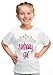 Birthday Girl Princess | Princess Party Tiara B-Day Top Girly Unisex T-shirt - (Youth,S),White