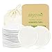 Wegreeco Reusable Cotton Rounds - Makeup Remover Pads - Facial Cloth for Removing Makeup (Cotton Velour, White)