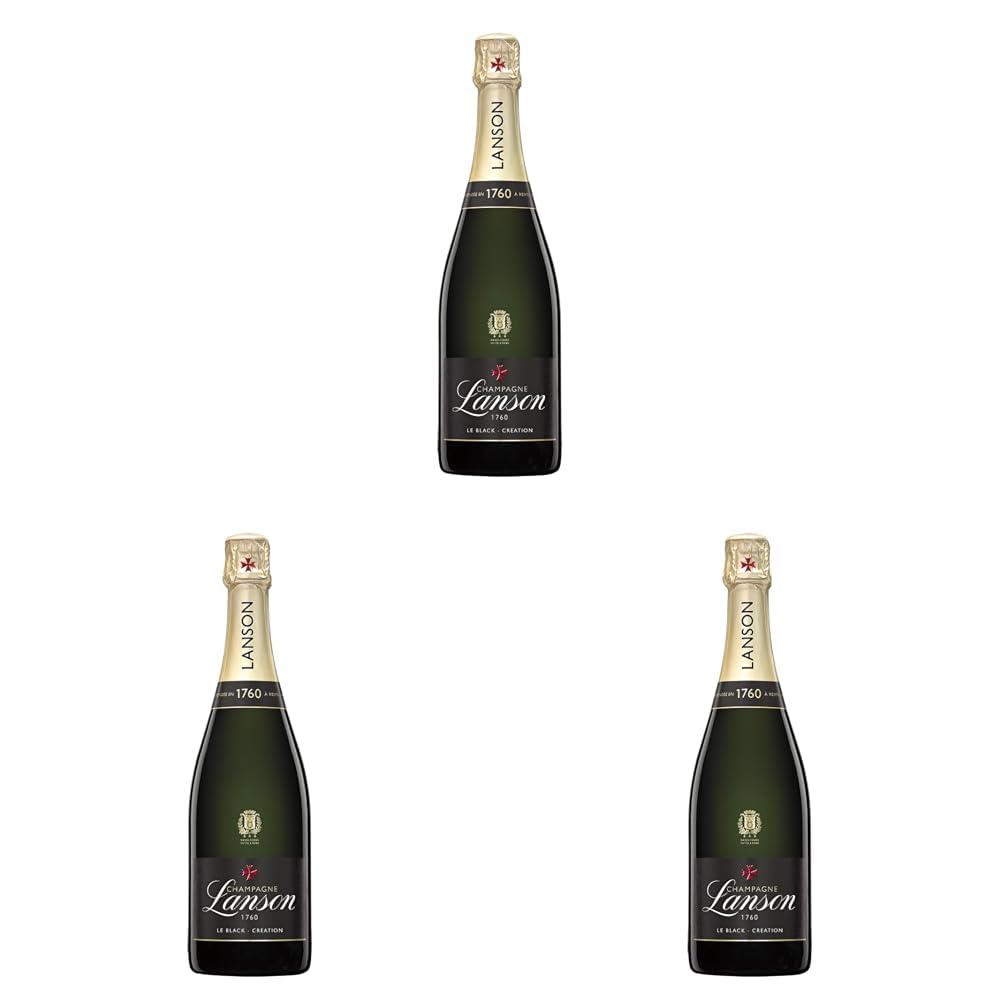 Lanson Le Black Label Brut Champagner (1 x 0.75 l) (Packung mit 3)