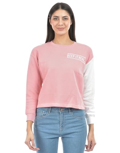 Image of Numero Uno Women Color Blocked Sweatshirt