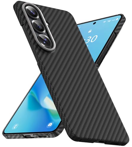 Coque Galaxy S26 Plus en fibre d'aramide memumi, l'élégance du carbone premium ultra mince
