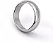 ZQION icechan Silver Cambered PK Ring Strong Magic Ring for Magician Professional Magic Tricks Accessory,Close Up,Stage,Magic Tricks,Gimmick (Silver,18mm)