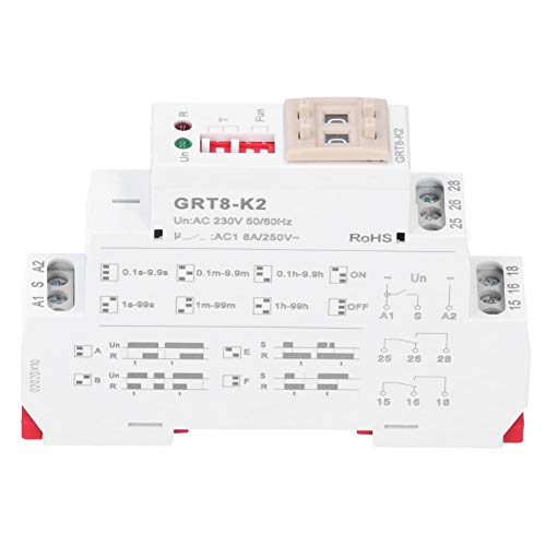 Minuterie haute précision GRT8-K2 relais temporisé 4 modes retard bipolaire AC230V