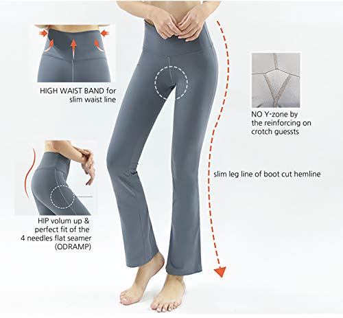 Image of Private Island Women UPF 50+ Bootcut Long Leggings Pants Pocket Swim Beach Swimsuit Rash Guard Bathing Bottom