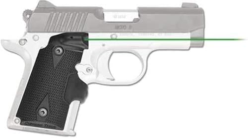 Miniatura 5 de Crimson Trace LG-409 Lasergrips con construcción resistente y activación instintiva para Kimber Micro 9, tiro defensivo y competición