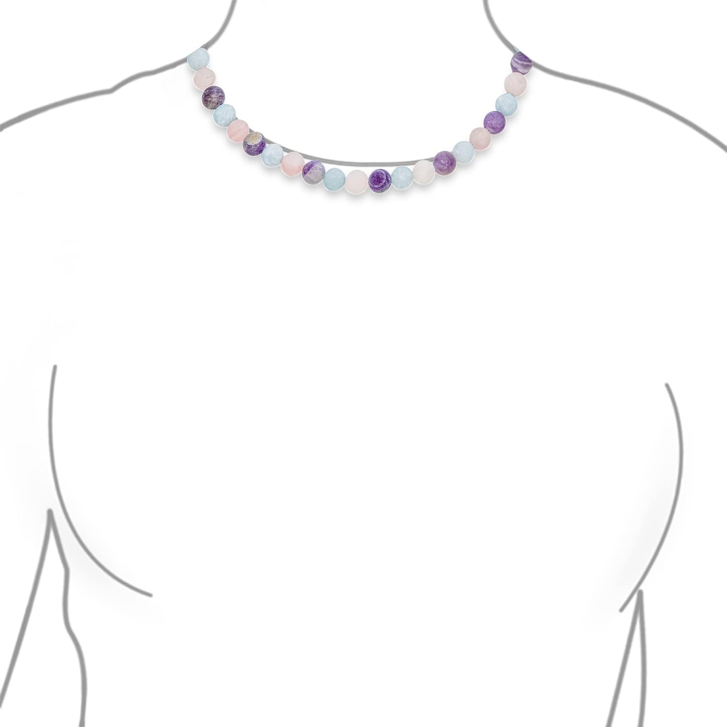 Simple Classic Hand Knotted Created Semi Precious Gemstone Round Ball 10MM Bead Strand Choker Collarbone Necklace Western Jewelry For Women Toggle Clasp 15 17 19 Inch