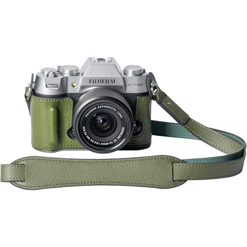 Funda de cuero mitad SMALLRIG X-T50 con correa para hombro miniatura 1