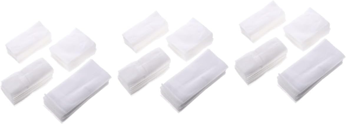 POPETPOP 3sets Water Retention Non-Woven Plant Grow Bags 4 Sizes for Vegetable and Flower Nursery 400pcs*3