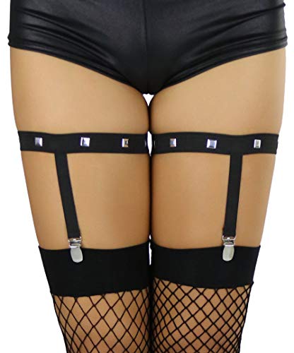 ToBeInStyle Women's Dependable Studded Garter Suspender