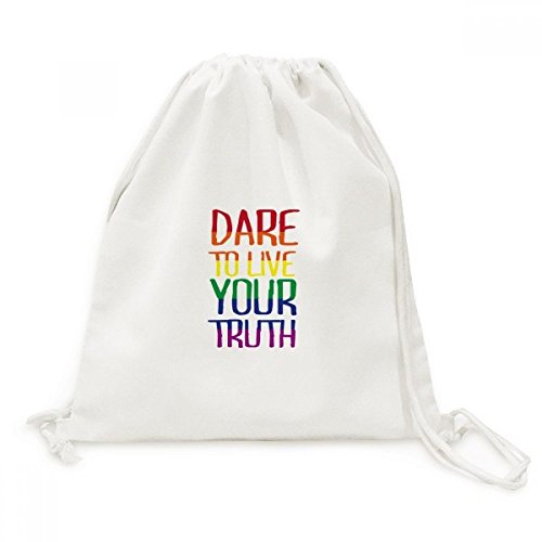 Sac à dos LGBT Rainbow Flag en toile sac de sport et voyage