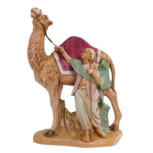 Fontanini Statuine Presepe: Pastore Con Cammello 19 Cm 342