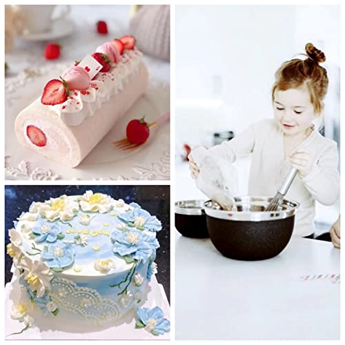 Ninbase Frosting Piping Bags 18 Inch, 100 Pcs Disposable Tipless Piping Bags For Royal Icing, Thick Anti Burst Cake Pastry Bags Disposable Royal Icing Bags For Cookie, Cakes And Dessert Decoration #TOP3