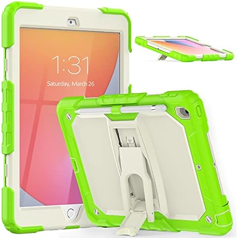 Shockproof iPad 10.2 Case, iPad 9th/8th/7th Generation, Heavy Duty Case with Pen Holder, Heavy Duty Cover for iPad 10.2 Inch 2021/2020/2019 Cover