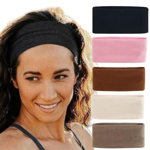 Soft And Skin-Friendly Knitted Sports Headband, Brown, Simple And Fashionable, Practical And Comfortable, With Multiple Combinations, Fine Texture, Simple And Versatile, a Fashionable Tool.3