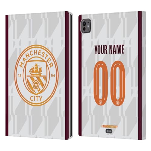 Étui portefeuille iPad Pro 11 M4 cuir Manchester City personnalisé housse tablette