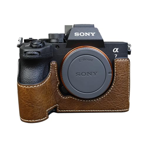 SIUTATDSH �J�����P�[�X PU���U�[ �K�p Nikon �j�R�� Sony �\�j�[ A7V A7M5 ILCE-7 Mark 5 A7R5 �P�[�X ���C�i�[�P�[�X �J�����z���_�[�A�ϐk�E�ϏՌ��E�֌g�E�O�r�ݒu�ł��A�d�r�����ł��B (�R�[�q�[�F)