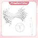 Matwsec 3mm Double Heads Flower Stamen 150PCS Stamens for Flowers Making Flower Stamens for Artificial Flowers Crafts Christmas Card Wedding Scrapbook Decoration