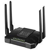 【Newest 2021】 Smart WiFi Router Dual Band Gigabit Wireless Internet Router for Home AC1200 High Speed Internet Router with USB 2.0 & SD Card Slot VPN Server Firewall Parental Control