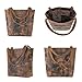 BERLINER BAGS Vintage Genuine Leather Tote Bag Seville, Handbag, Large Shopper for Women - Brown