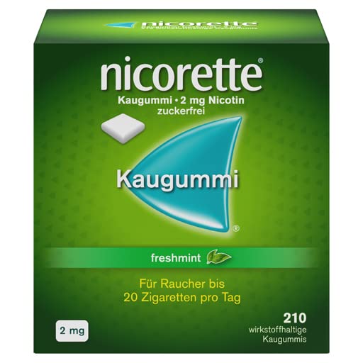 Nicorette 2mg freshmint Kaugummi 210 Stück