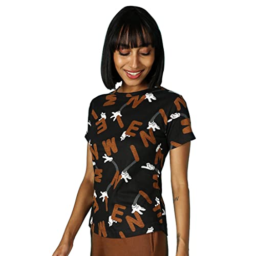 Image of Bewakoof Women's Cotton Regular Fit T-Shirt