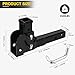 CPROSP 2'' Trailer Hitch Extension 16.3'', Folding 2