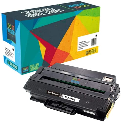 Do it Wiser Compatible Printer Toner Cartridge Replacement for Samsung MLT-D115L 115L Xpress M2830DW M2880FW M2870FW M2820DW M2670 M2620 M2620 (Black)