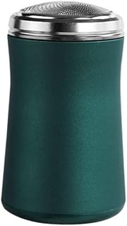 Barbeador Elétrico Masculino, WBTY Mini Barbeador Elétrico Lavável Portátil Tamanho de Bolso Barbeador Elétrico para Barbear Masculino Aparador de Barba Recarregável Barbeador (tinta verde)