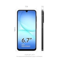 Samsung Galaxy A17 LTE, Dual-SIM, 128GB erweiterbar auf 2TB, Smartphone, Android 14, 4GB RAM, Exynos, 6,7-Zoll AMOLED, 1080x2220, 90Hz (Schwarz) – Ansicht 3
