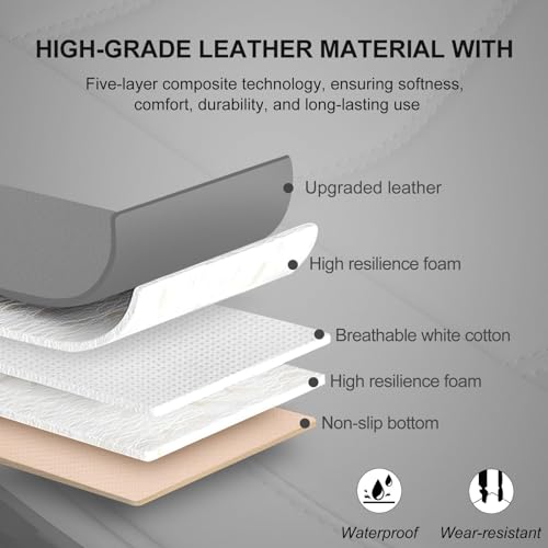 Image of BOPUOVRE Car Seat Cover for Luxury & Comfort PU Leather