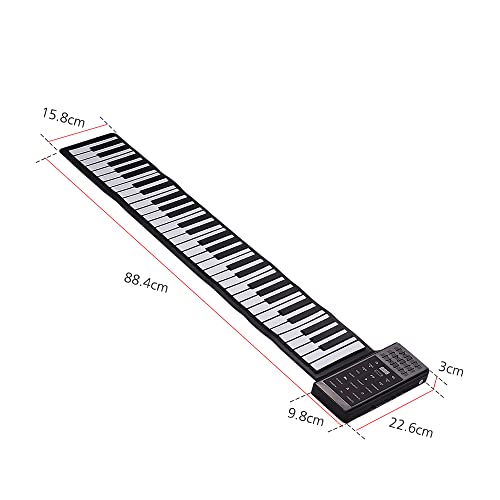 Btuty 61 Clés Électrique Clavier Piano À Main Flexible Pliable Piano Silicone Clavier Haut-parleur Intégré Batterie Au… - Les Beatles, Paul McCartney, John Lennon, RIngo Starr, George Harrison Btuty 61 Clés Électrique Clavier Piano À Main Flexible Pliable Piano Silicone Clavier Haut-parleur Intégré Batterie Au… – Image 7