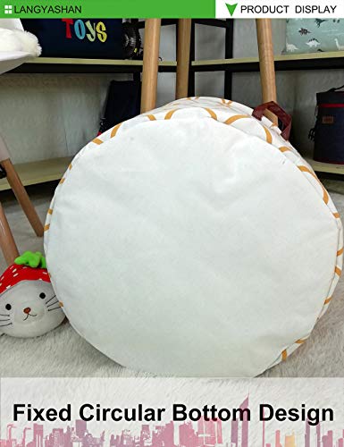 Image of Laundry Hamper Fabric Organizer Collapsible Basket Gold egg | Waterproof Storage Bin Kids Toy Clothes Baskets for Gift Children Nursery Bedroom Bathroom