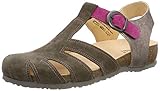 Flexible Laufsohle Think! Damen Julia_484343 Römersandalen, Grau (Vulcano/Kombi 21), 37 EU