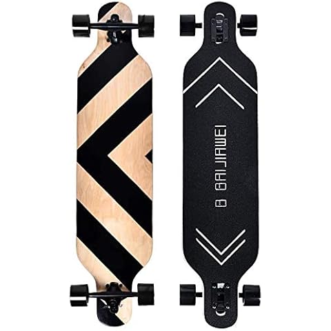 B BAIJIAWEI Drop Through Longboard - 41 Inch Maple Skateboard Cover