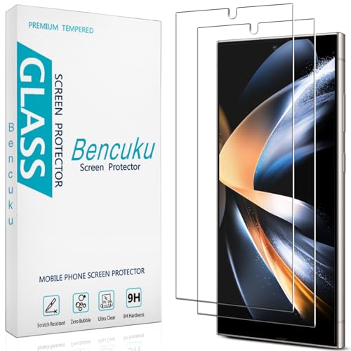 Bencuku 2 Pack Screen Protector for Samsung Galaxy S25 Ultra Tempered Glass