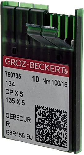 100 Groz-Beckert Gebedur 134 Mr / 135X5 Mr Titanium Quilting Machine Needles (Mr 3.5 (100/16)) #TOP3